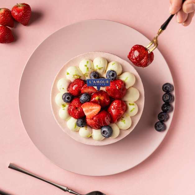 【莓果雪戀】6吋 雙層重乳酪蛋糕