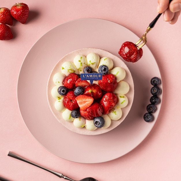 【莓果雪戀】6吋 雙層重乳酪蛋糕