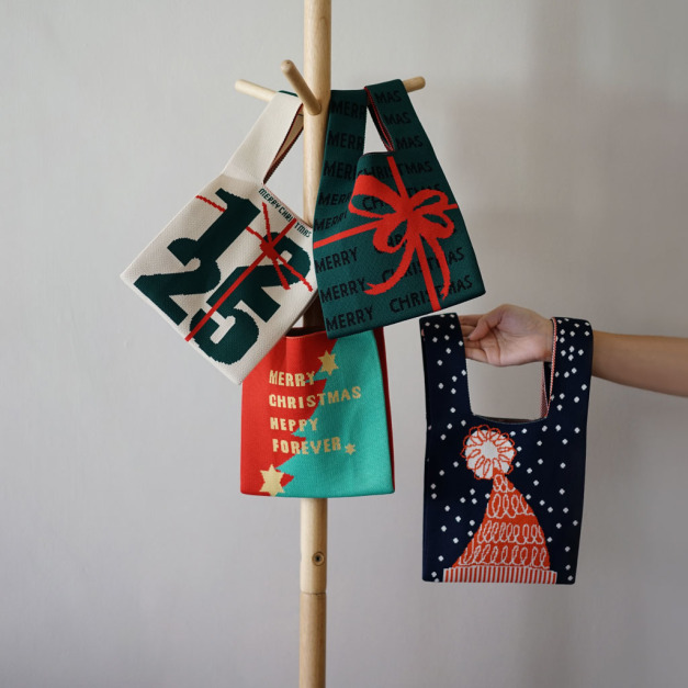 聖誕針織禮物包