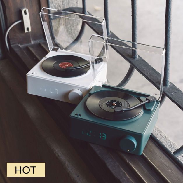 黑膠唱盤藍牙音響