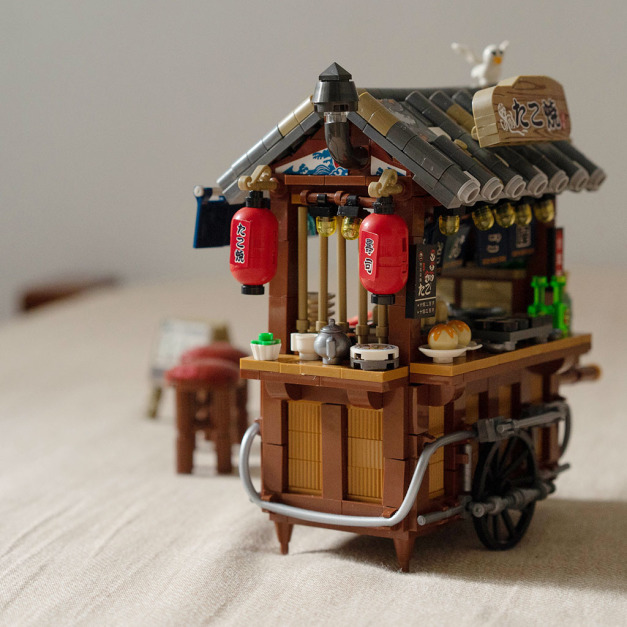 章魚燒屋積木玩具