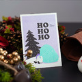 私控設計｜HOHO孔版印刷聖誕明信片