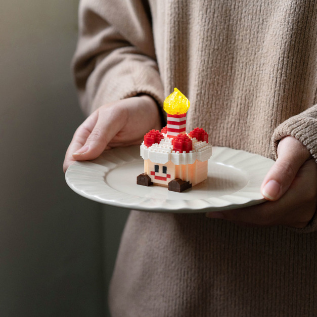 HBD祝福小蛋糕積木