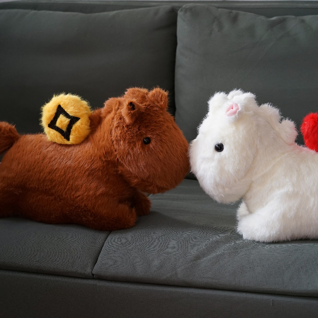 招財大馬磁吸玩偶