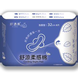 【好適美 KOSMel】舒涼柔感棉-加長型