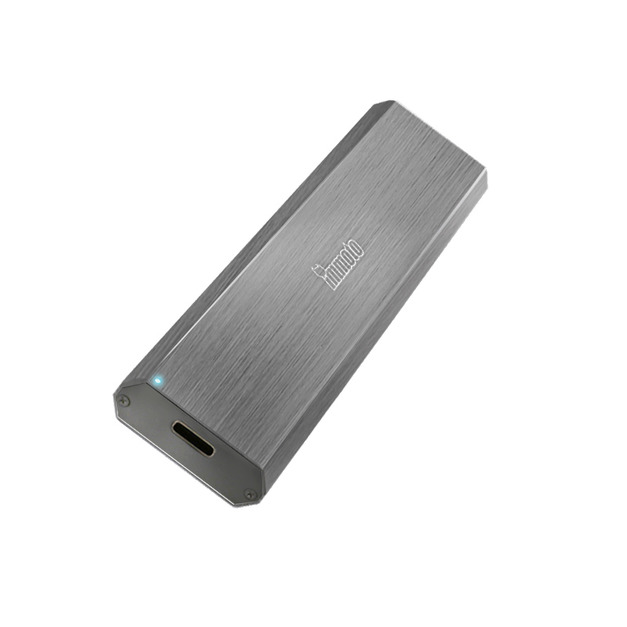 USB 3.1 Gen.2 Type-C 10Gbps PCIe NVMe SSD固態硬碟外接轉接盒  灰色髮紋殼