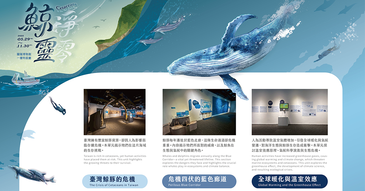 藍訊科技執行宜蘭蘭陽博物館-鯨靈淨零特展 多媒體互動遊戲，智慧互動遊戲引領全民響應淨零碳排！