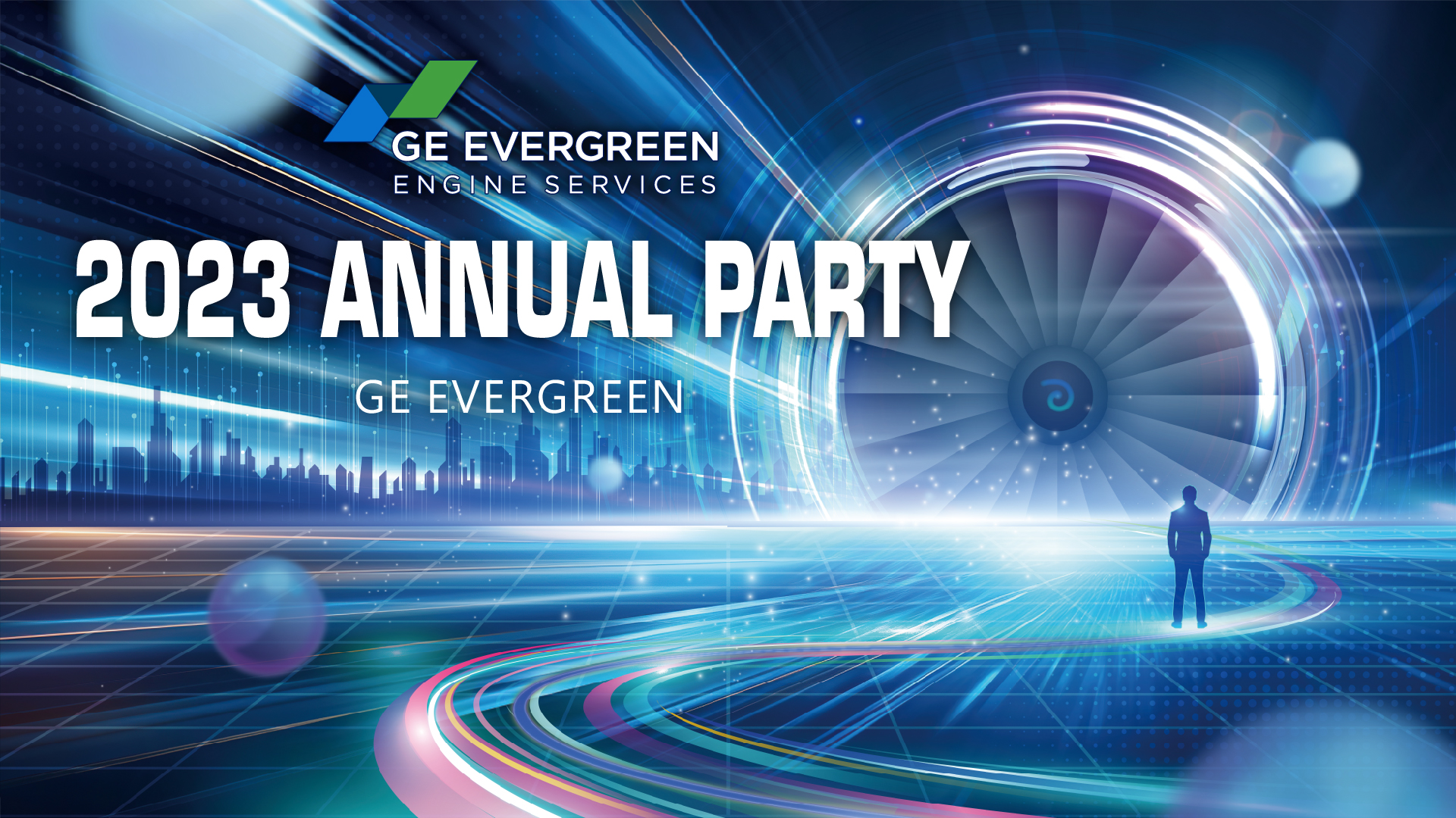 藍訊科技執行長異2023 ANNUAL PARTY 客製化抽獎系統& 無線抽獎按鈕