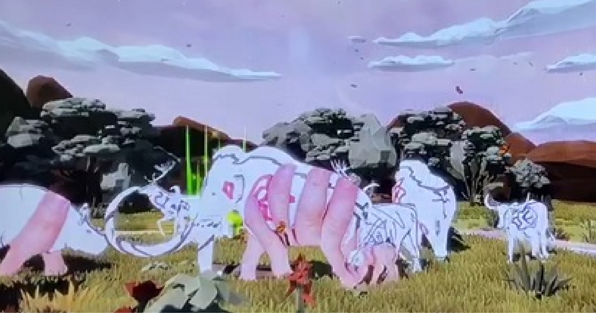 我畫的動物活起來了！-化石先生 生物互動牆