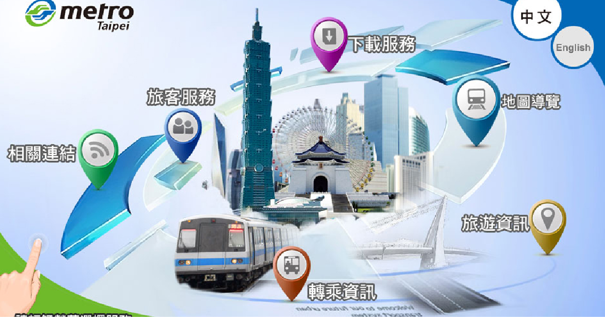 提案_台北捷運環狀線 互動觀光觸控導覽系統&數位電子看板_設計示意