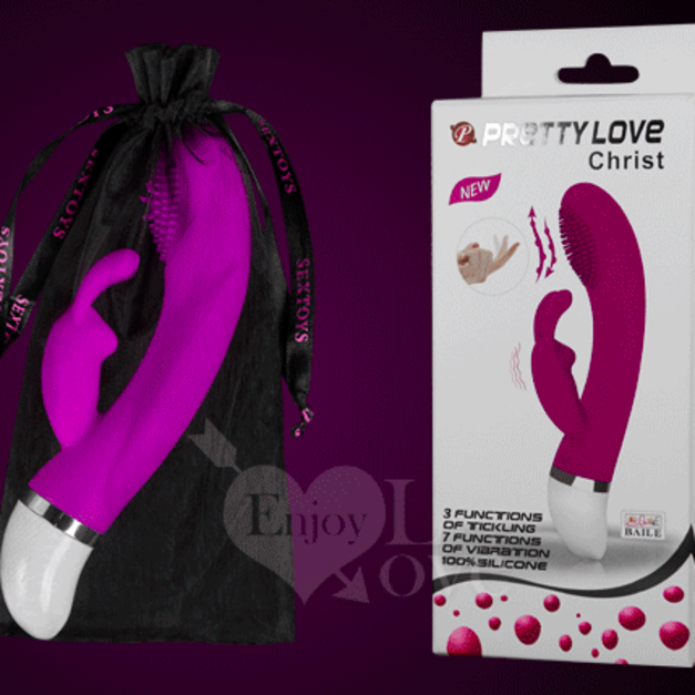 派蒂菈‧Christ 玉兔臨風 3蠕動+7震高端時尚按摩棒