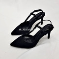 實拍5色絨面尖頭高跟鞋【S0896】MINANA_7