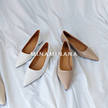 熱銷☘︎實拍韓版尖頭低跟鞋【S3797】MINANA_12