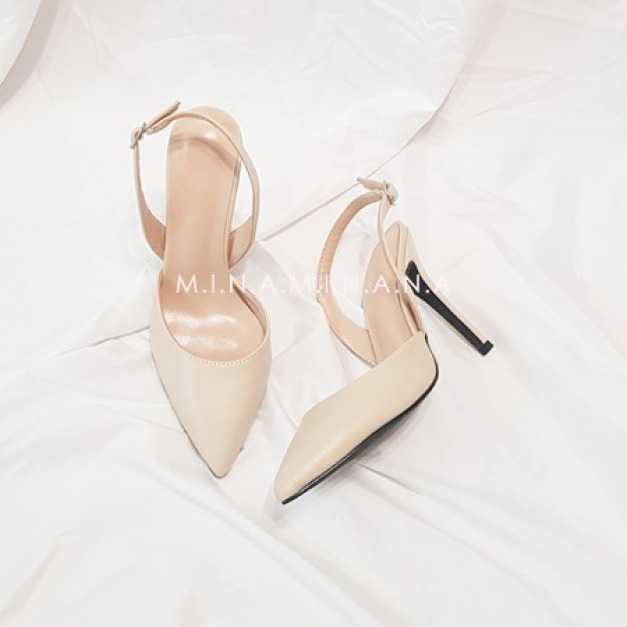 熱銷☘︎實拍一字扣帶尖頭高跟鞋【S1787】MINANA