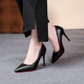大尺碼黑色尖頭高跟鞋【S4020】MINANA_15