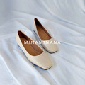 實拍純色方頭低跟鞋【S3801】MINANA_4