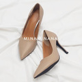 熱銷☘︎實拍韓版淺口尖頭高跟鞋 【S1790】MINANA_21
