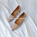 熱銷☘︎實拍韓版尖頭低跟鞋【S3797】MINANA_7