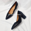 熱銷☘︎實拍大尺碼純色淺口高跟鞋【S3678】MINANA_8