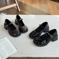 一字扣帶復古瑪莉珍跟鞋【S4128】MINANA