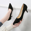 大尺碼絨面尖頭高跟鞋【S4172】MINANA_4
