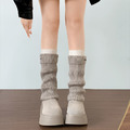 厚底增高彈力中筒襪靴【S4277】MINANA_7