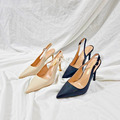 5折✦可調整一字扣帶6/8/10cm尖頭高跟涼鞋【S4096】MINANA_1