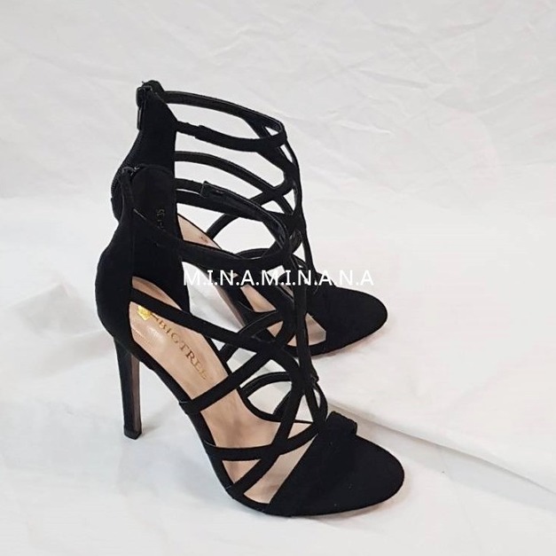 3折✦實拍絨面鏤空高跟鞋【S3192】MINANA