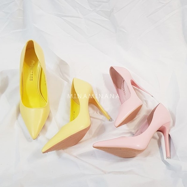 5折✦實拍糖果色尖頭高跟鞋【S1626】MINANA
