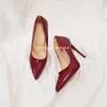 5折✦實拍大尺碼漆皮淺口高跟鞋【S1347】MINANA_7