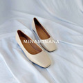 3折✦實拍純色方頭低跟鞋【S3801】MINANA_7