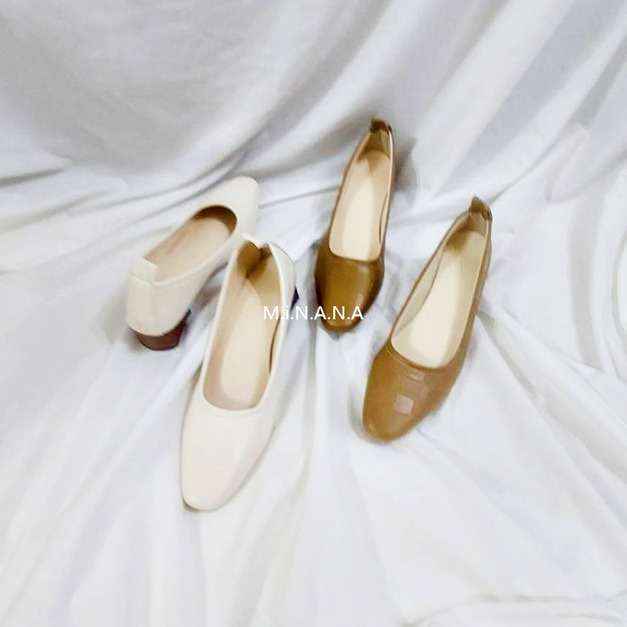 3折✦實拍日常百搭方頭中跟鞋【S4137】MINANA