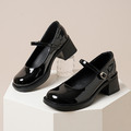 復古厚底蝴蝶結粗跟瑪麗珍高跟鞋 【S4299】MINANA_12