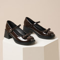 復古厚底蝴蝶結粗跟瑪麗珍高跟鞋 【S4299】MINANA_11