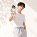 Adidas 900ml吸管水壺 噸噸桶 運動水瓶 透明水壺 水壺 杯 愛迪達 MINANA女鞋鞋材_2