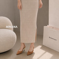 尖頭絨面高跟涼鞋【S4093】MINANA_2