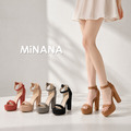 熱銷☘︎實拍皮帶扣高跟鞋【S3092】MINANA