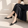 尖頭淺口低跟鞋【S4146】MINANA_3