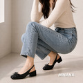甜美蝴蝶結包頭低跟涼鞋【S4224】MINANA_3