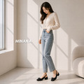 甜美蝴蝶結包頭低跟涼鞋【S4224】MINANA_5