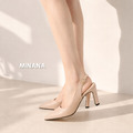 大尺碼漆皮尖頭高跟涼鞋【S4227】MINANA_8