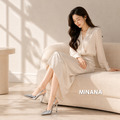 金屬色系後絆帶尖頭高跟涼鞋【S4289】MINANA_1