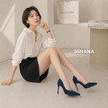 絨面淺口側空高跟鞋【S0488】MINANA_6