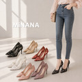 實拍蕾絲鏤空尖頭高跟鞋【S3075】MINANA