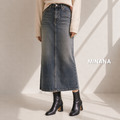 後拉鍊方頭粗跟短靴【S4288】MINANA_4