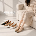 韓版尖頭低跟鞋【S3797】MINANA