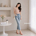 實拍大尺碼絨面尖頭高跟鞋 【S1800】MINANA_1