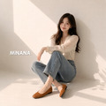 簡約復古方頭平底鞋【S4244】MINANA_4