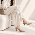 大尺碼漆皮後絆帶尖頭高跟涼鞋【S4229】MINANA_7