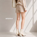 後拉鍊方頭粗跟短靴【S4288】MINANA_9